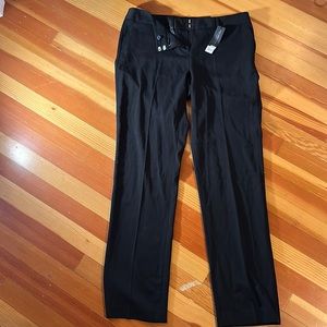 NWT 14 Tall black straight leg dress pants